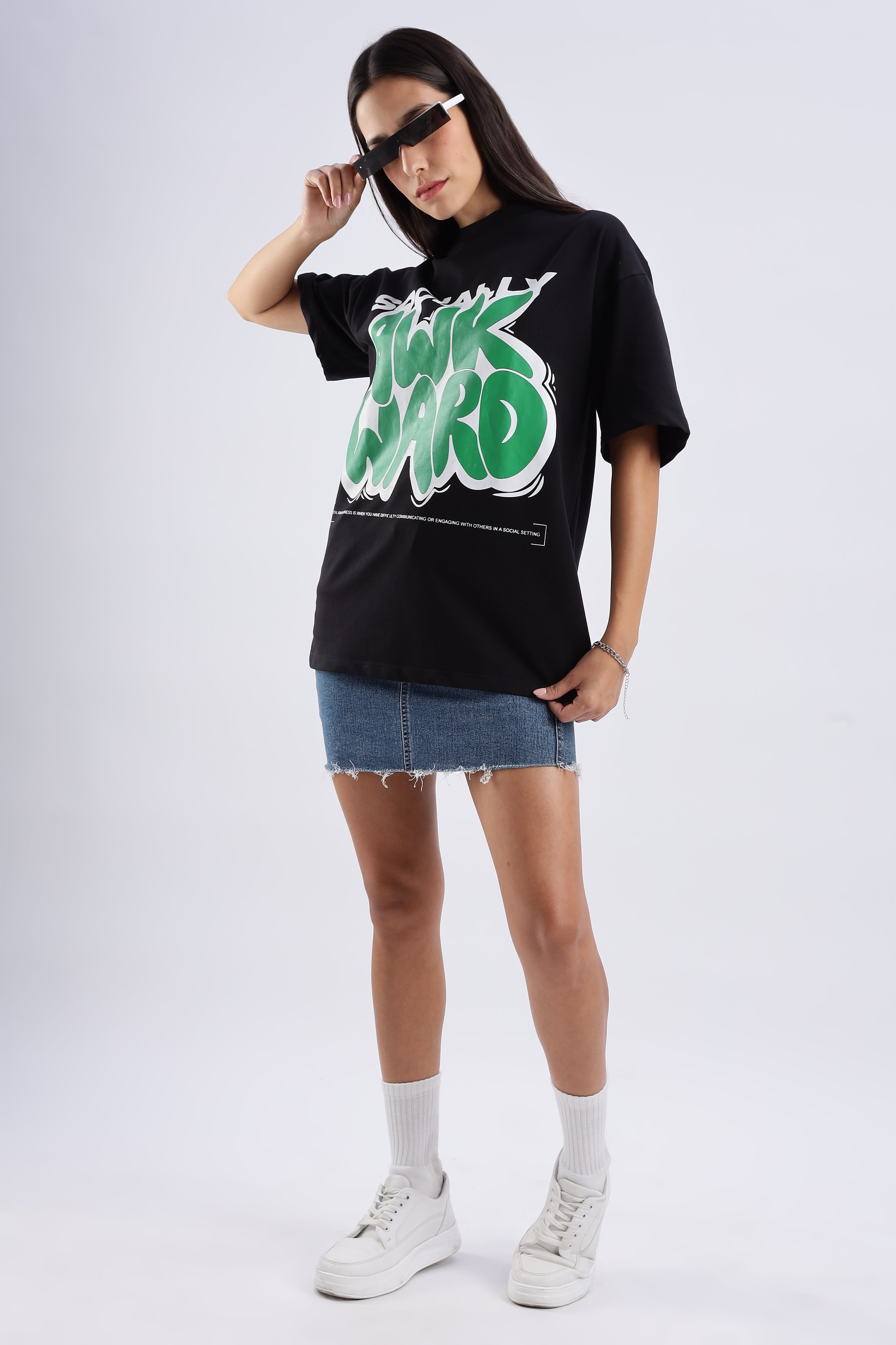 Socially Awkward Oversized Tee