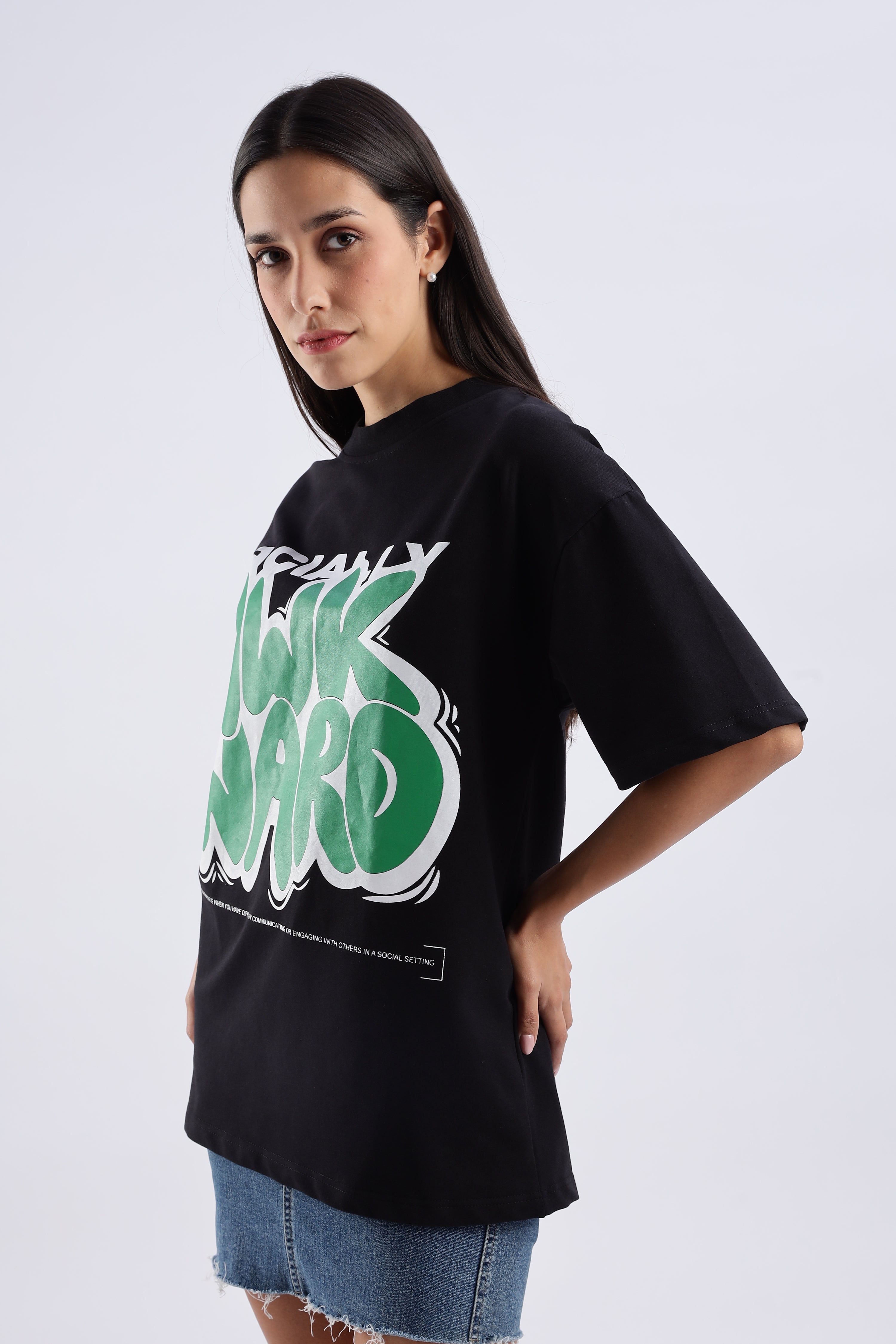 Socially Awkward Oversized Tee