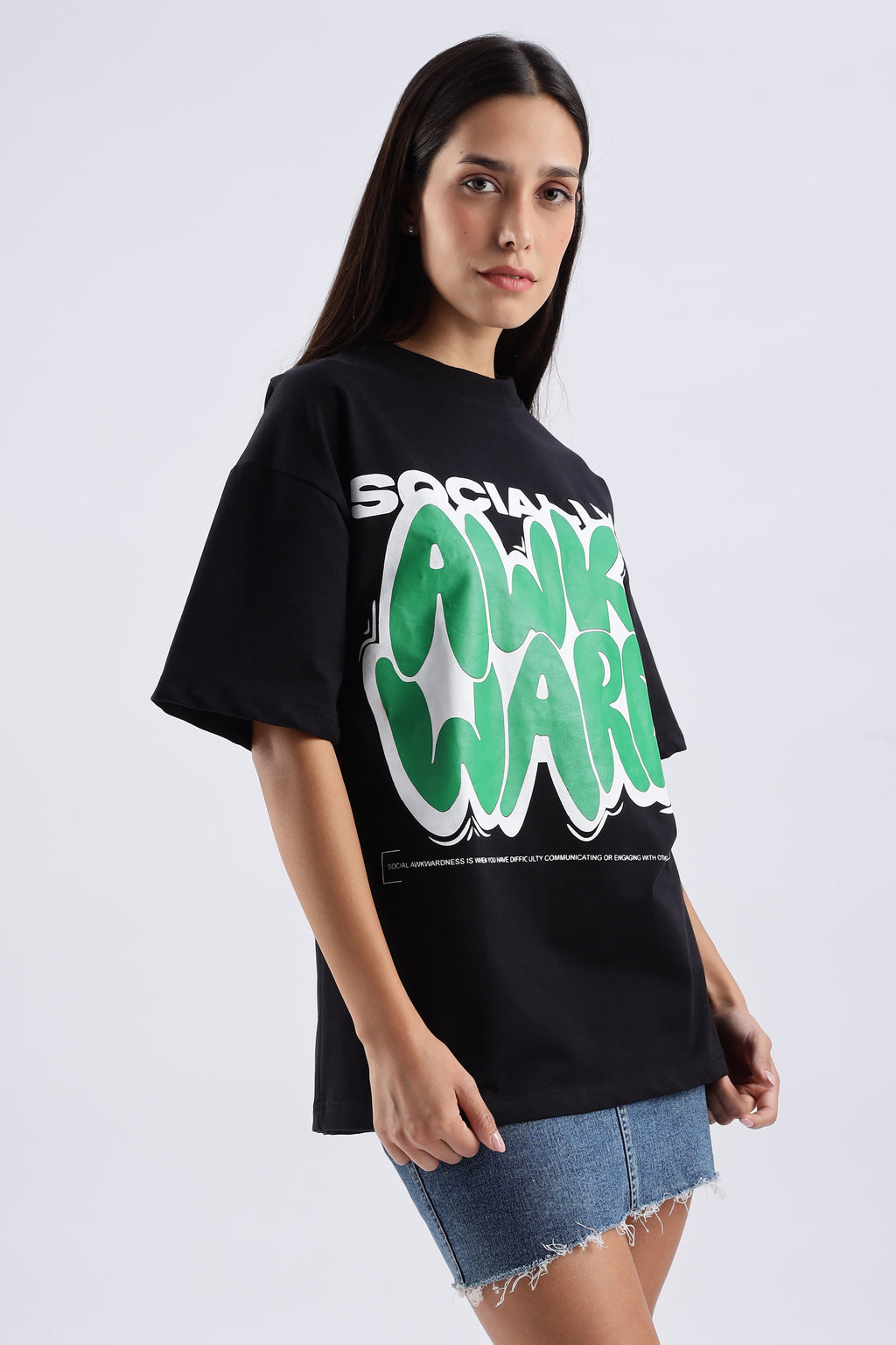 Socially Awkward Oversized Tee