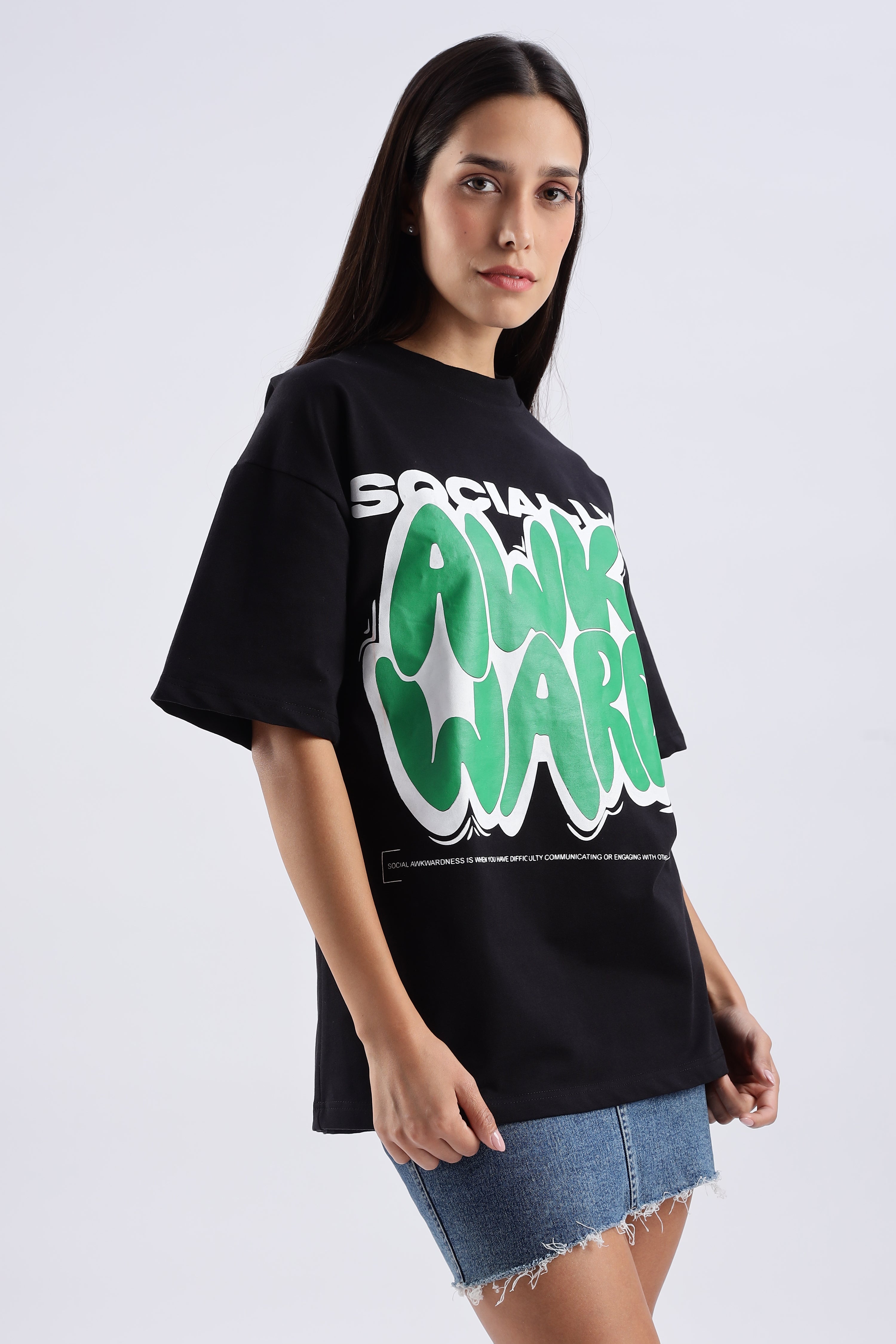 Socially Awkward Oversized Tee